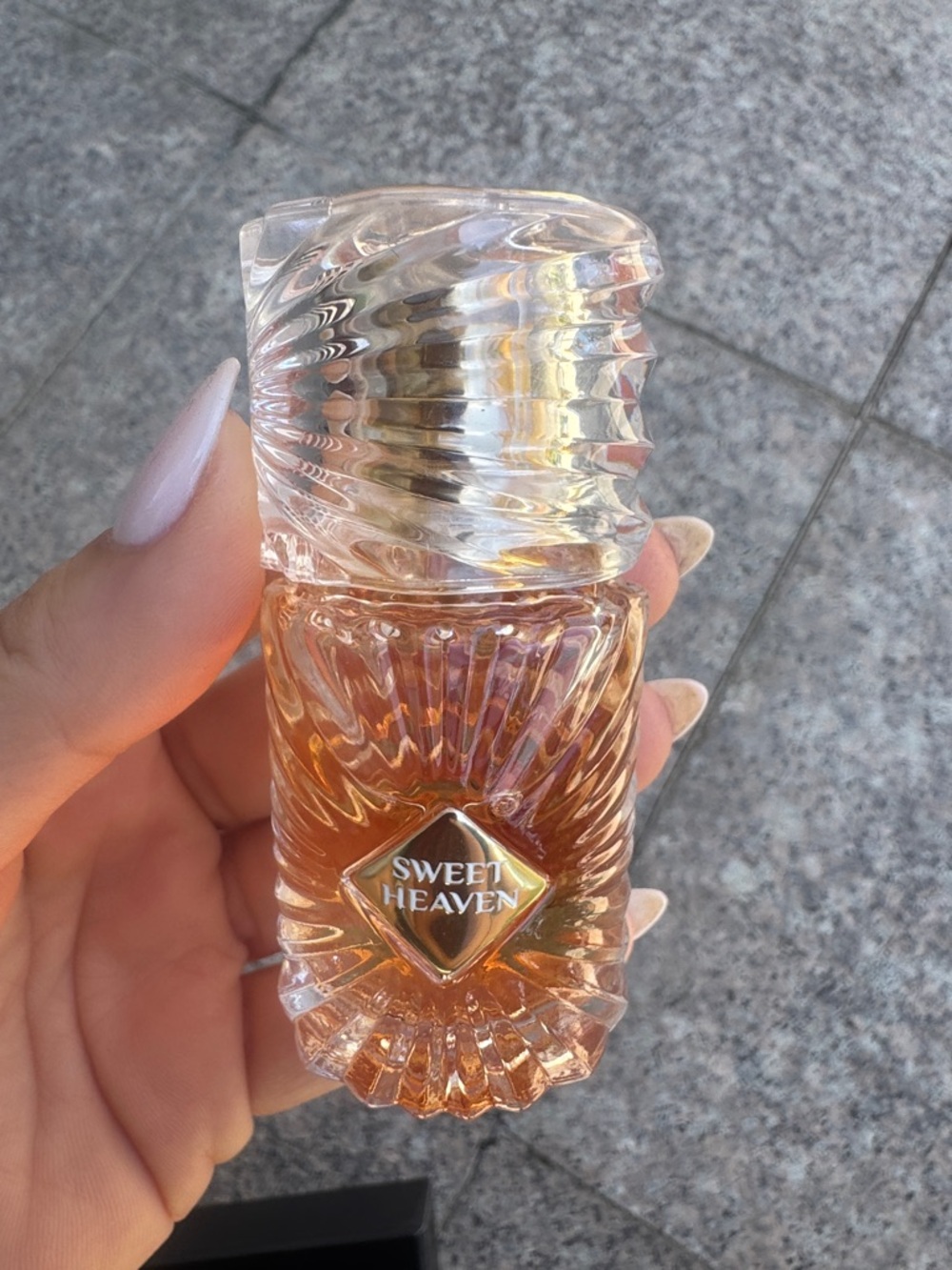 Sweet Heaven Perfume Bottle - Amber Glass
